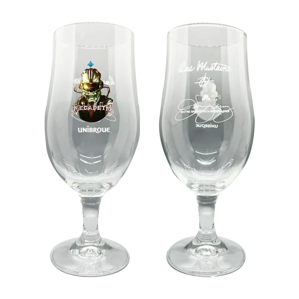 Megadeth Cyber Army Pintglas Bierglas Logo