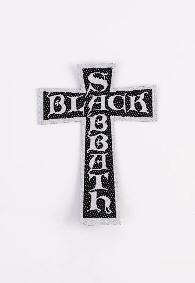 Impericon Cross Logo Cut Out Aufnäher schwarz