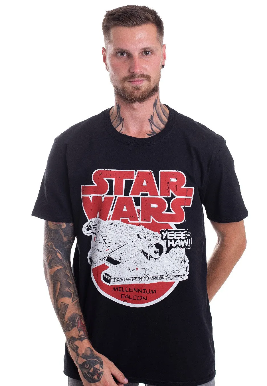 Impericon Millennium Falcon T-Shirt schwarz Unisex