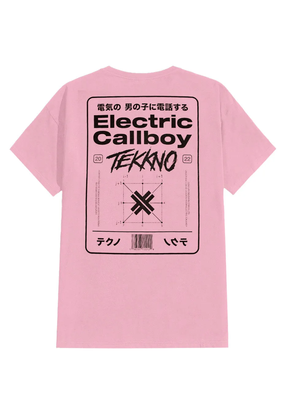 Impericon Tekknasia Pink T-Shirt pink Metalcore