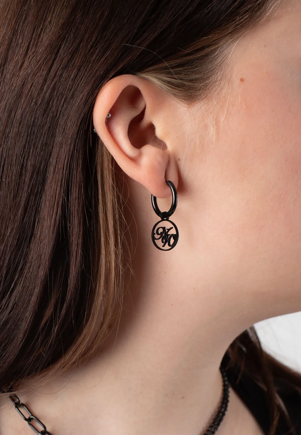 Impericon Little Cutted Hoops Ohrringe schwarz