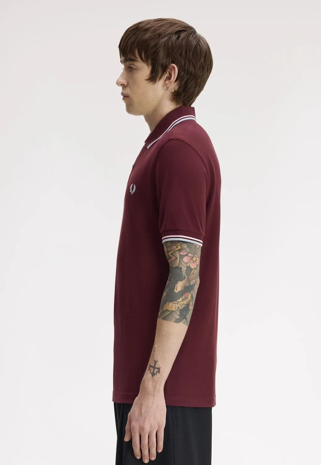 Impericon Twin Tipped Oxblood Polo Baumwolle burgund Neuheit