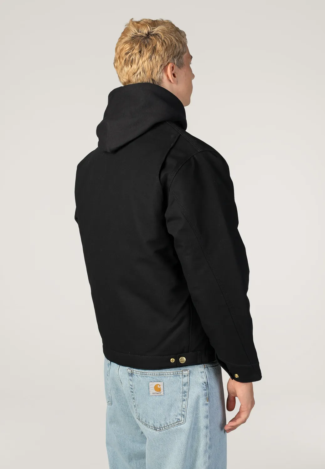 OG Detroit Rigid Black/Black Jacke Canvas schwarz