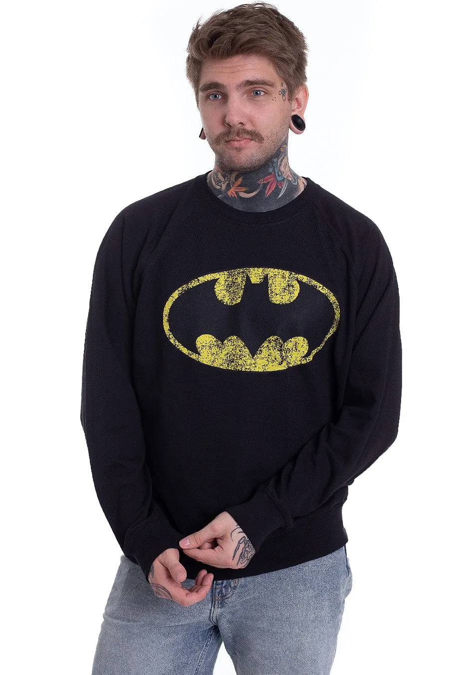 Impericon Distressed Logo Sweater Schwarz Unisex