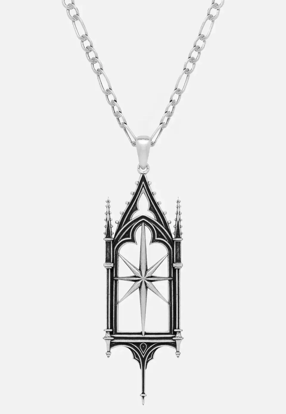 Impericon Sanctum Star Silver Kette Gothic Neuheit