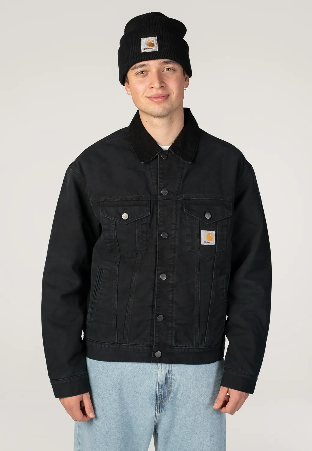 Impericon OG Trucker Stone Canvas Jacke schwarz