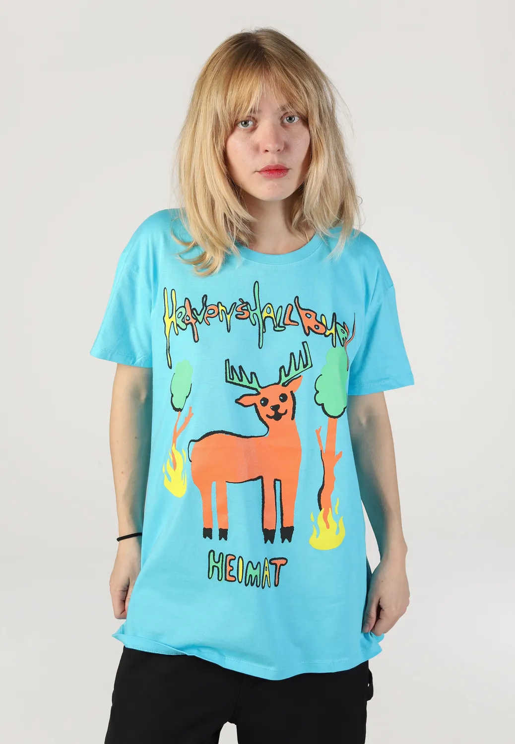 Impericon Heimat Hirsch Atoll Blue T-Shirt blau