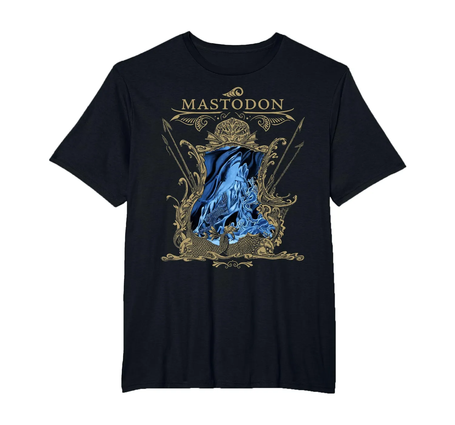 Mastodon Seabeast T-Shirt Herren Schwarz