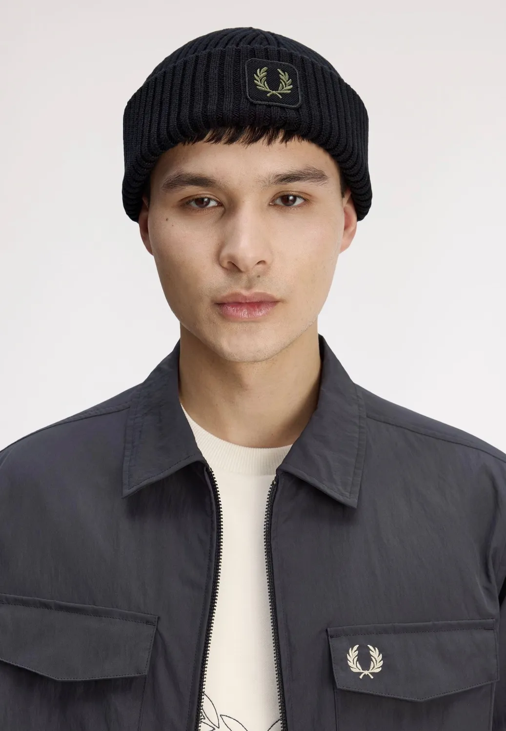 Impericon Cotton Ribbed Beanie Mütze Schwarz Onesize