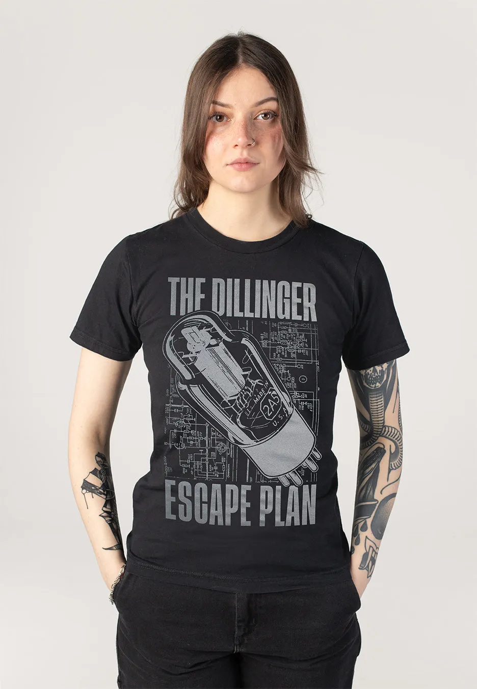 Tube T-Shirt schwarz Jersey S bis 3XL Unisex