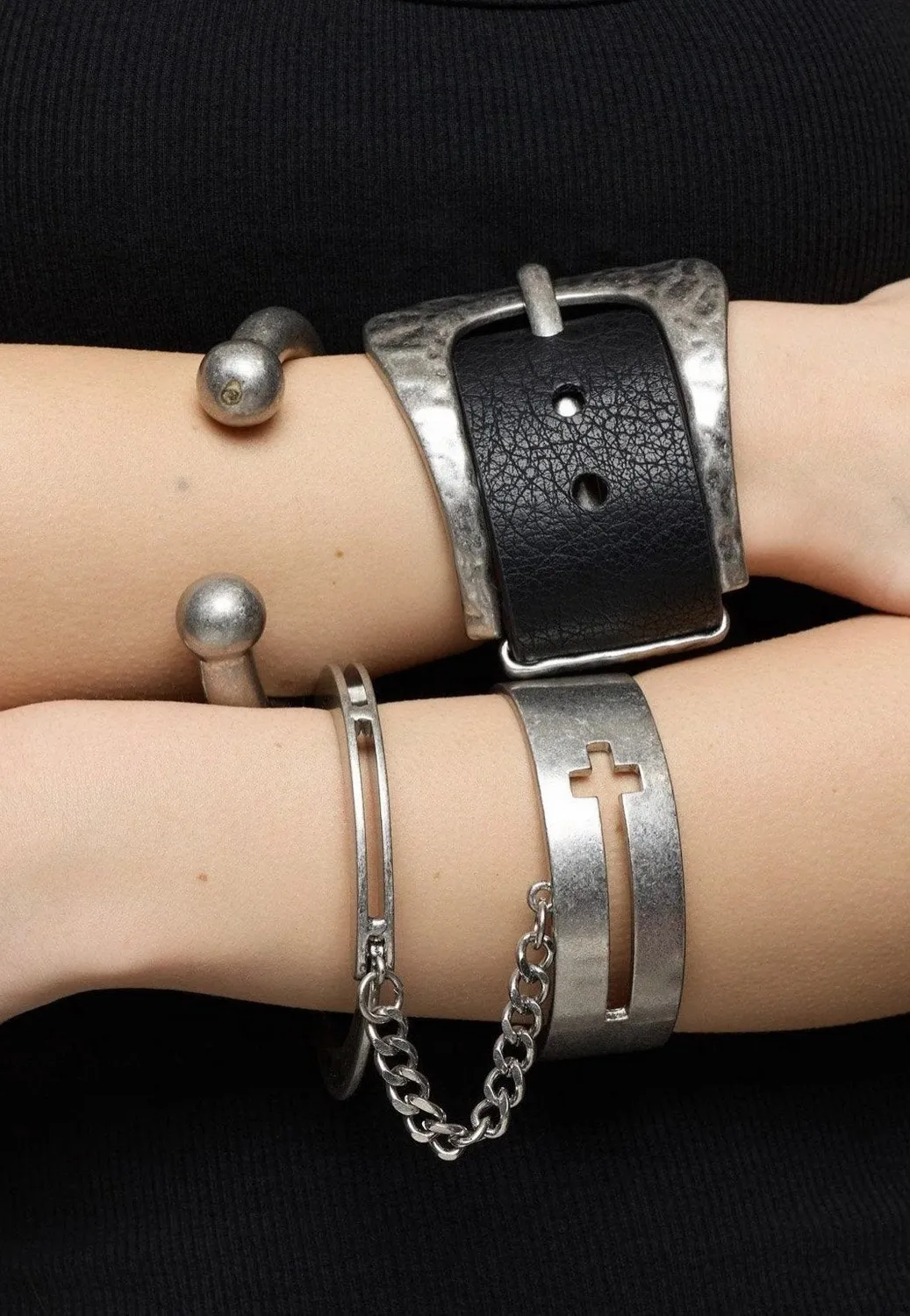 Impericon Seven Sins Silver Armband Set Onesize silber
