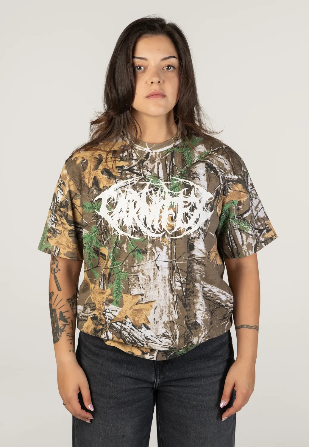 Impericon Defend Death Metal Camo T-Shirt grün