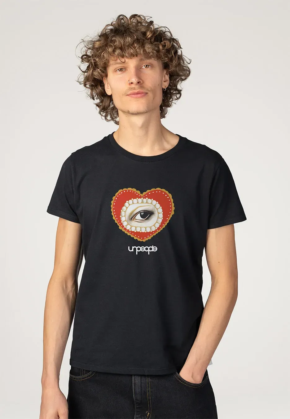 Impericon Friends Heart T-Shirt schwarz Jersey