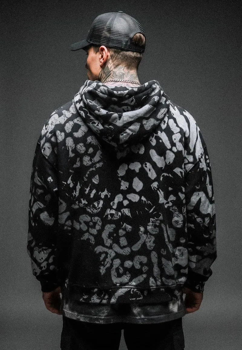 Impericon Night Ops Glow Dark Hoodie Schwarz Oversize