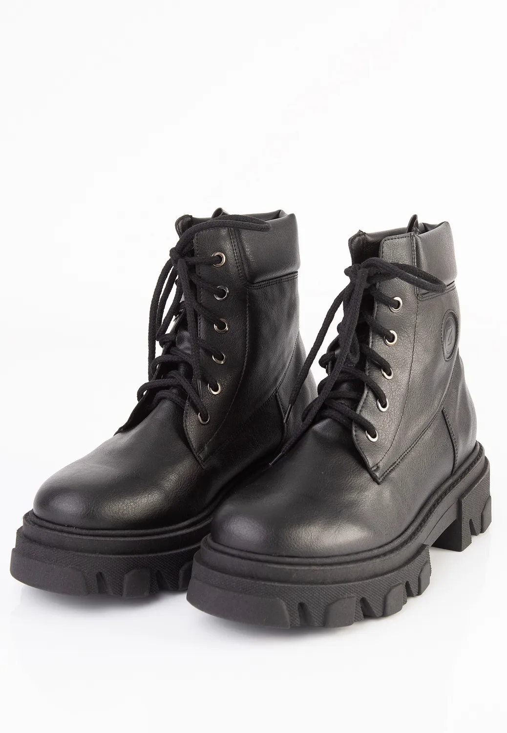 Impericon Riot Black Girl Schuhe Boots schwarz vegan