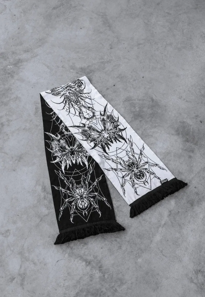 Impericon Dragonfly Black/White Schal Onesize schwarz-weiß
