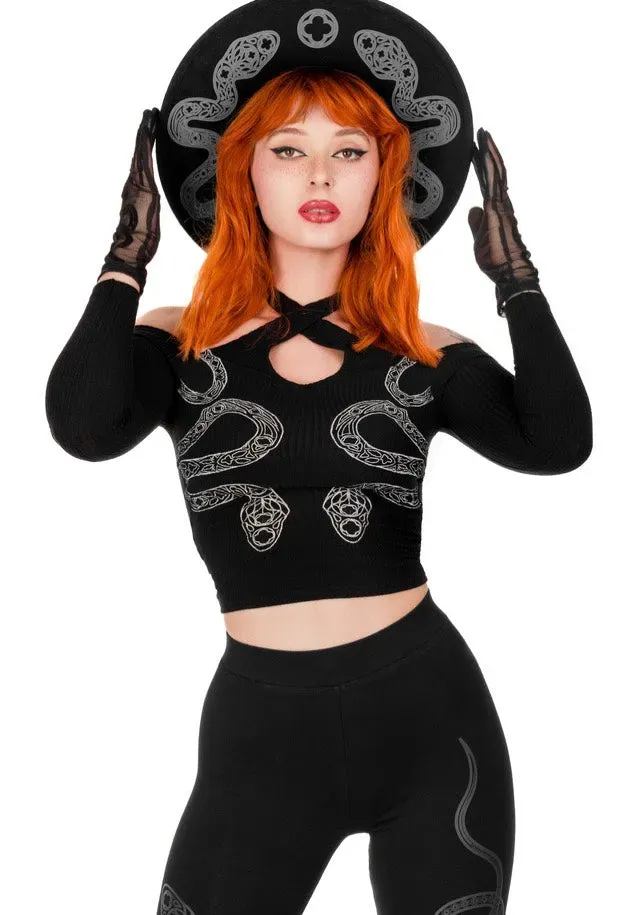 Impericon Cathedral Snake Black Longsleeve schwarz Damen