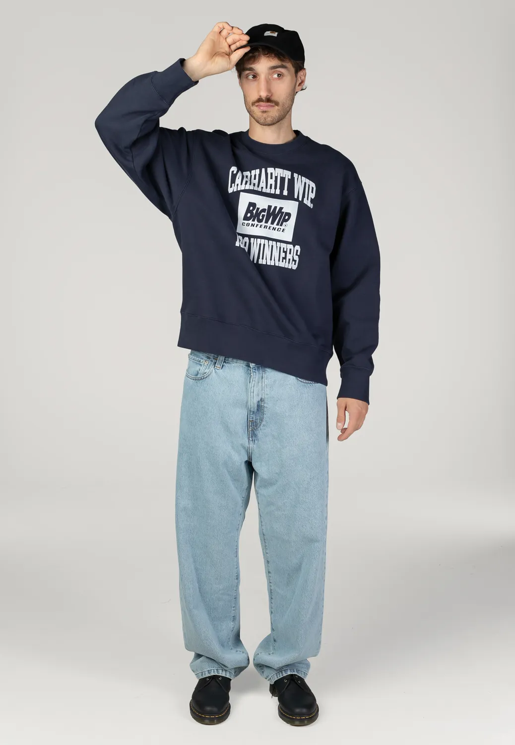 Impericon 1989 Winners Heavy Stone Wash Sweater navy Stone Wash