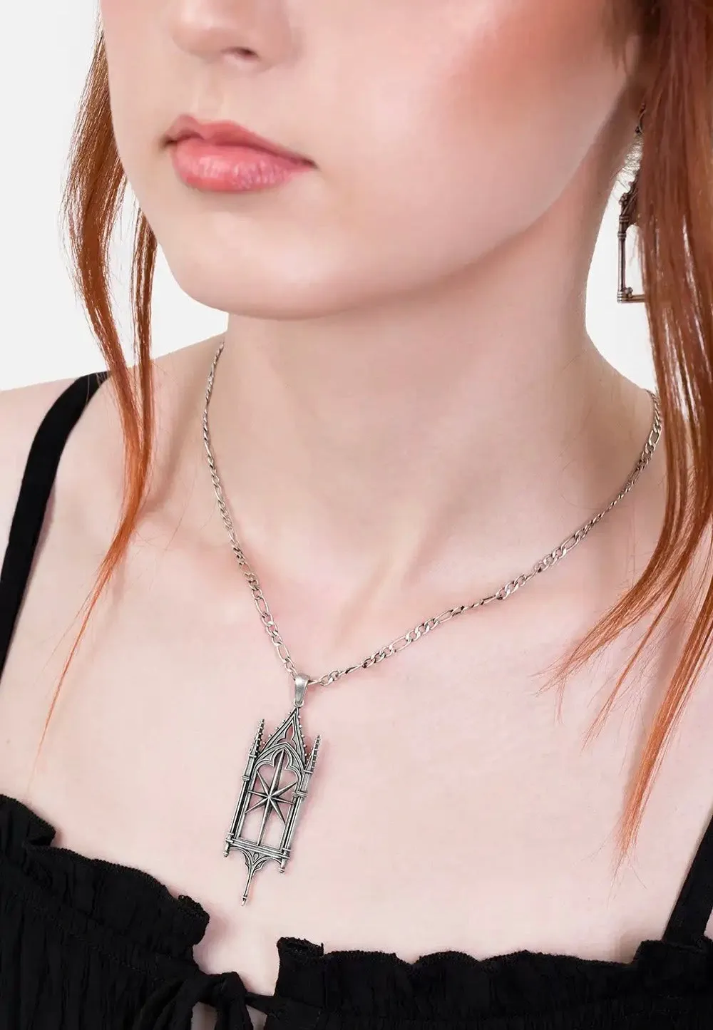 Impericon Sanctum Star Silver Kette Gothic Neuheit