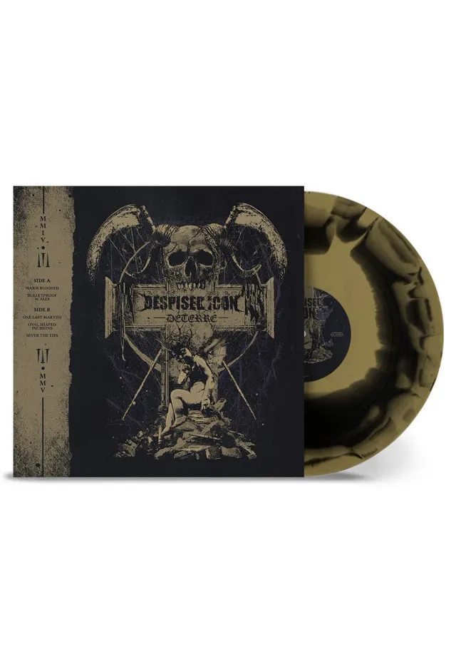 Impericon Déterré Gold Black Swirl 10 Inch Colored Vinyl