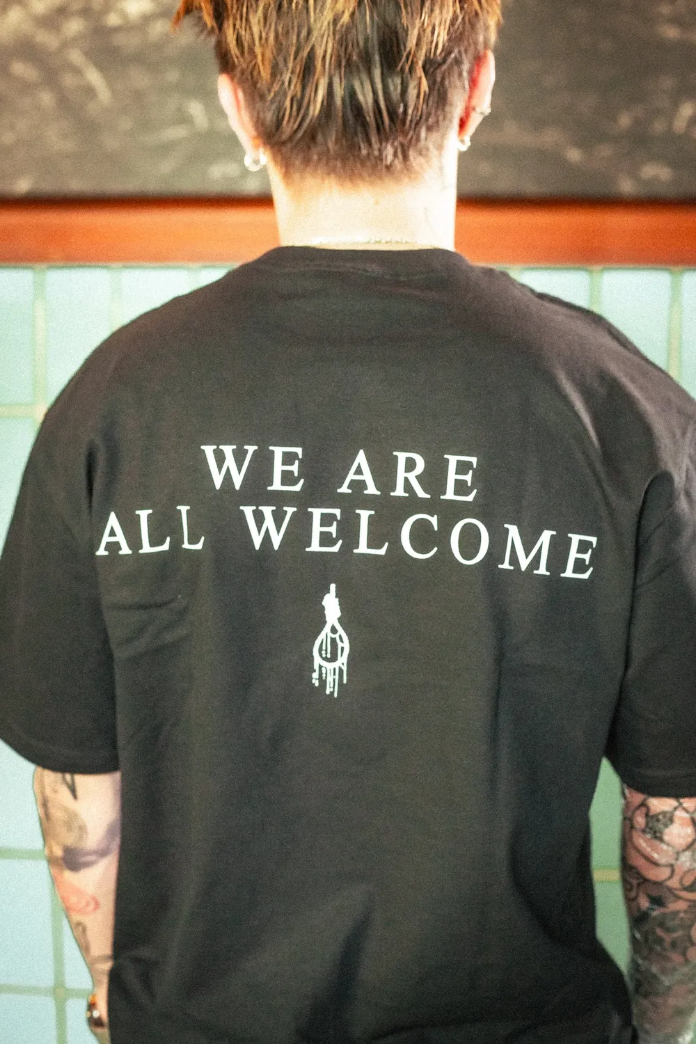 Paleface Swiss All Are Welcome Shirt schwarz Cotton