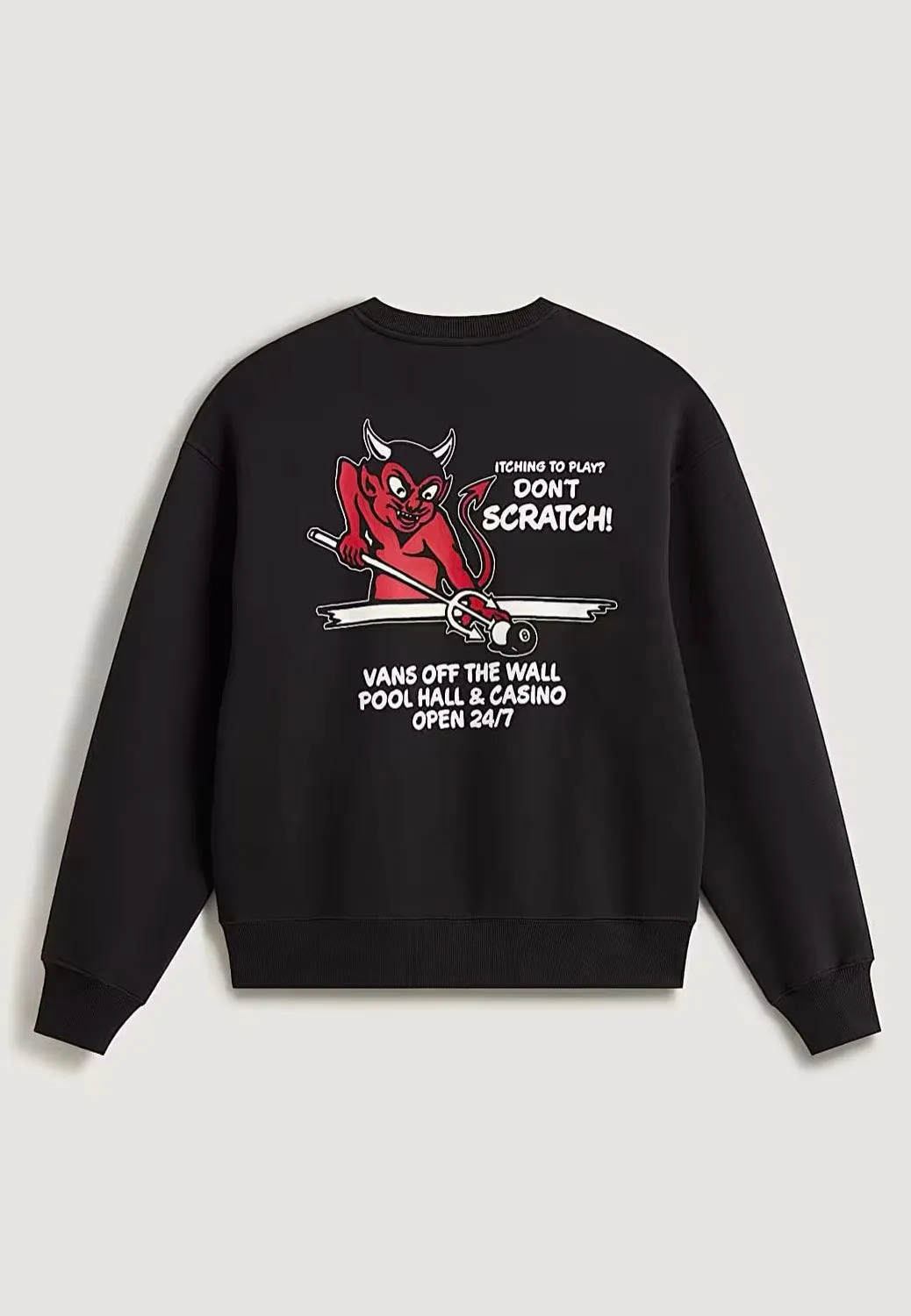 Impericon Old Scratch Crew Black Sweater Schwarz