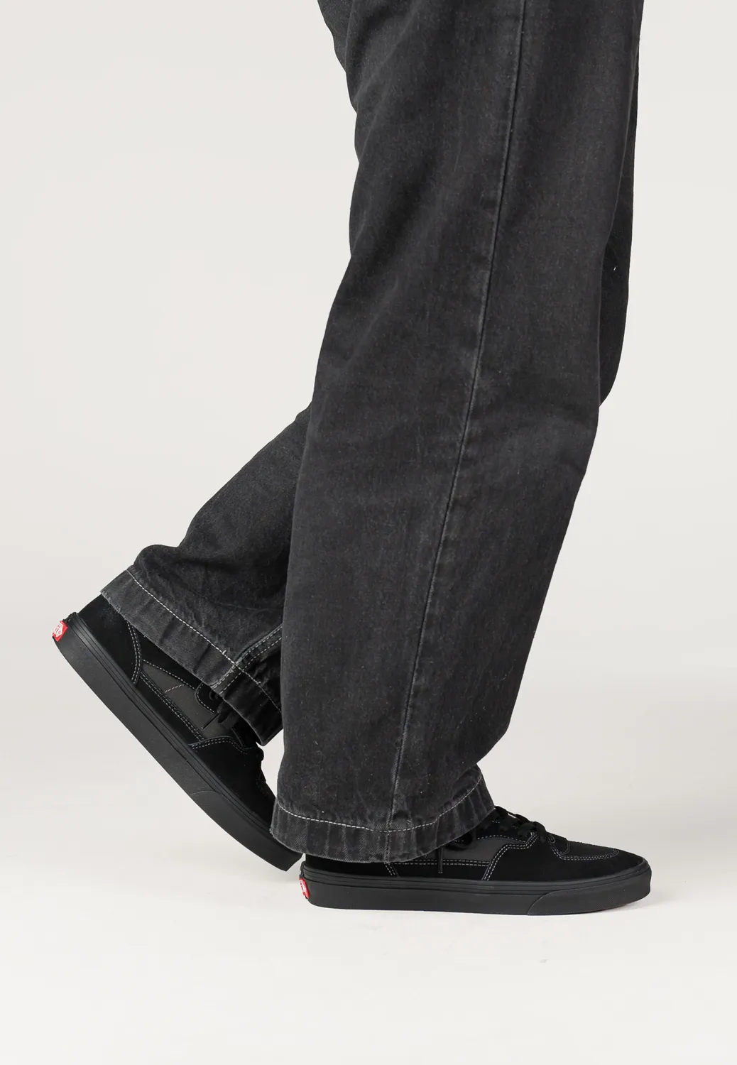 Vans Half Cab Decon Skateschuhe Schwarz Wildleder
