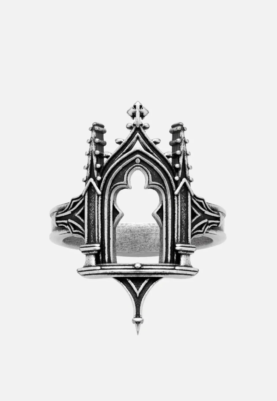 Impericon Sancta Lux Silver Ring silber Metalllegierung