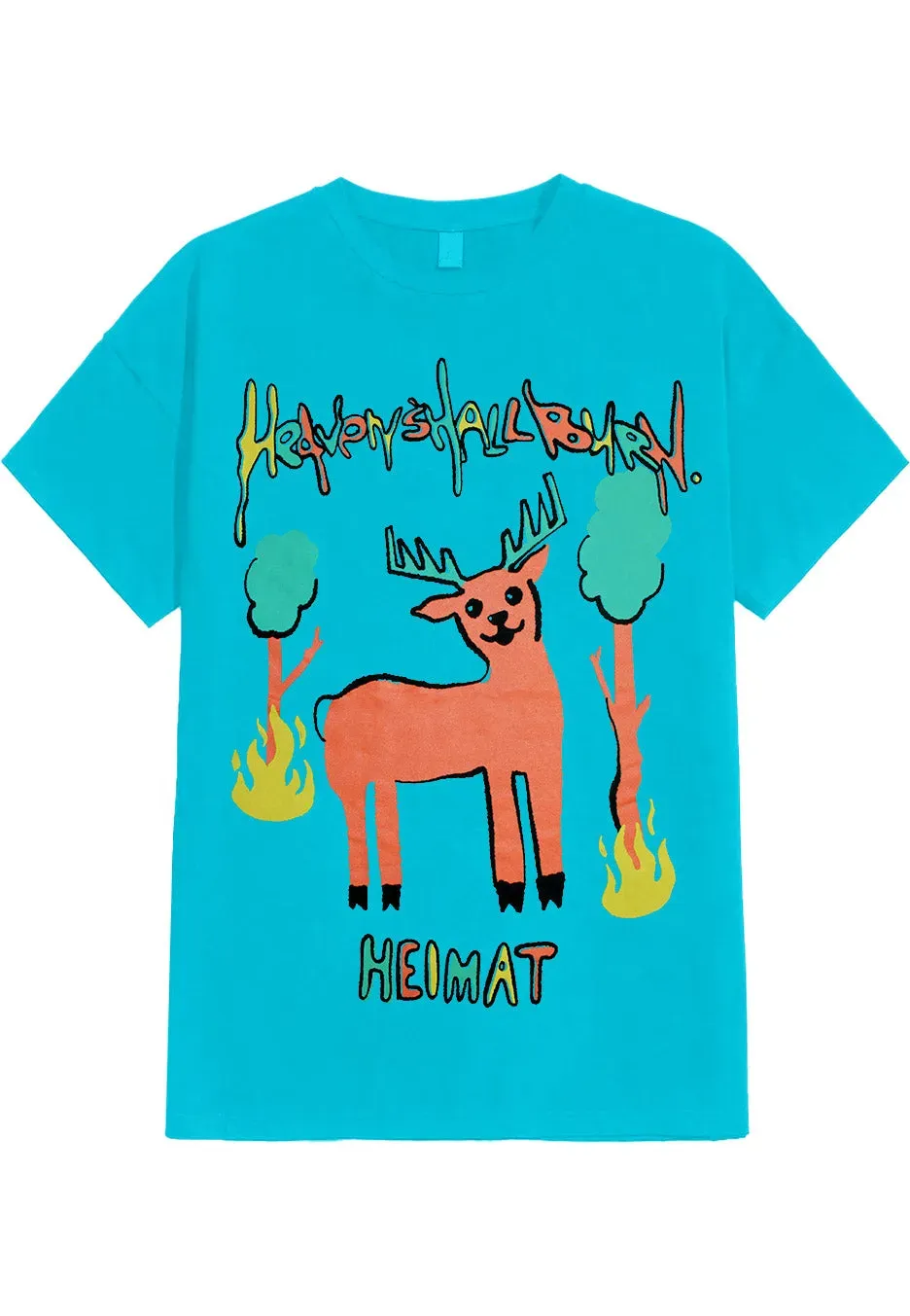 Impericon Heimat Hirsch Atoll Blue T-Shirt blau