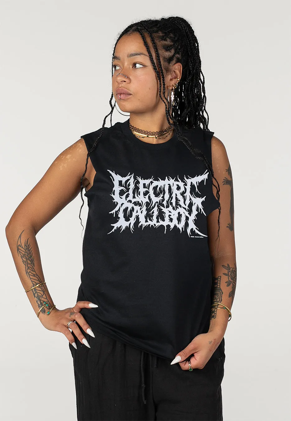 Impericon Metal Logo Sleeveless Tank schwarz