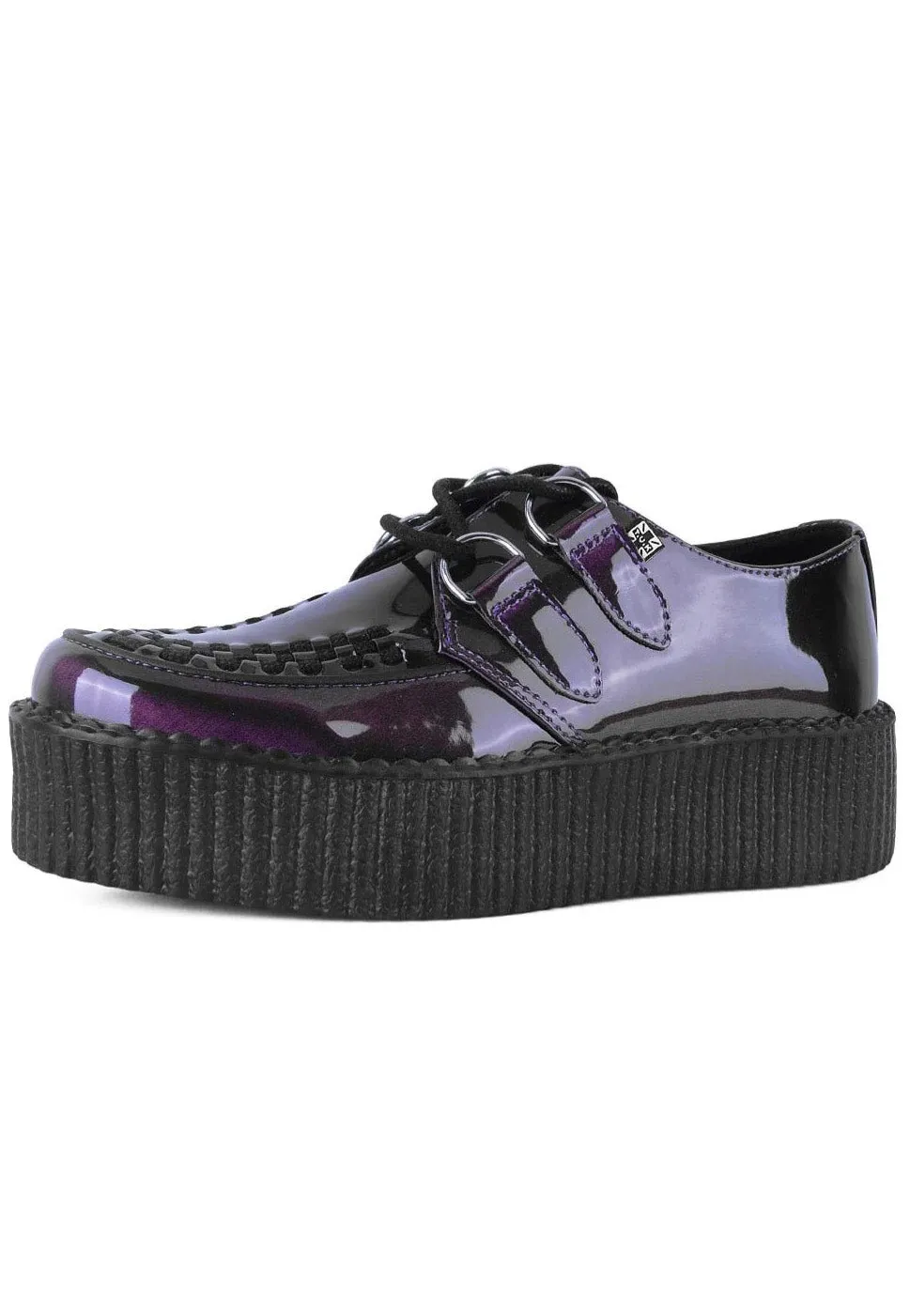 Impericon Viva High Purple Metallic Creepers lila vegan EU 41