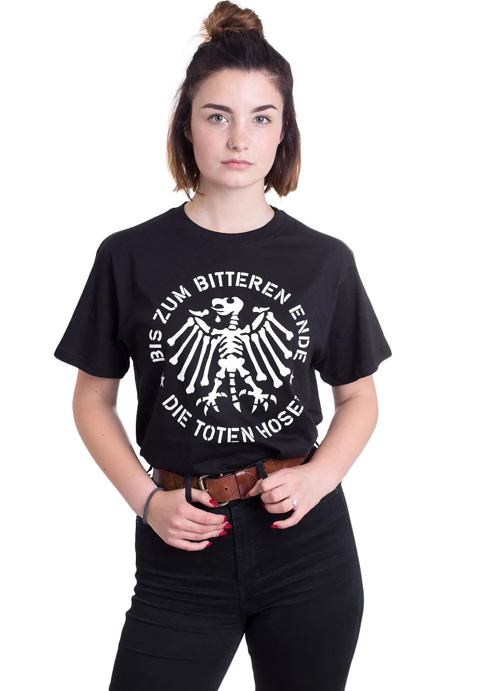 Impericon Adler Classic Style T-Shirt schwarz