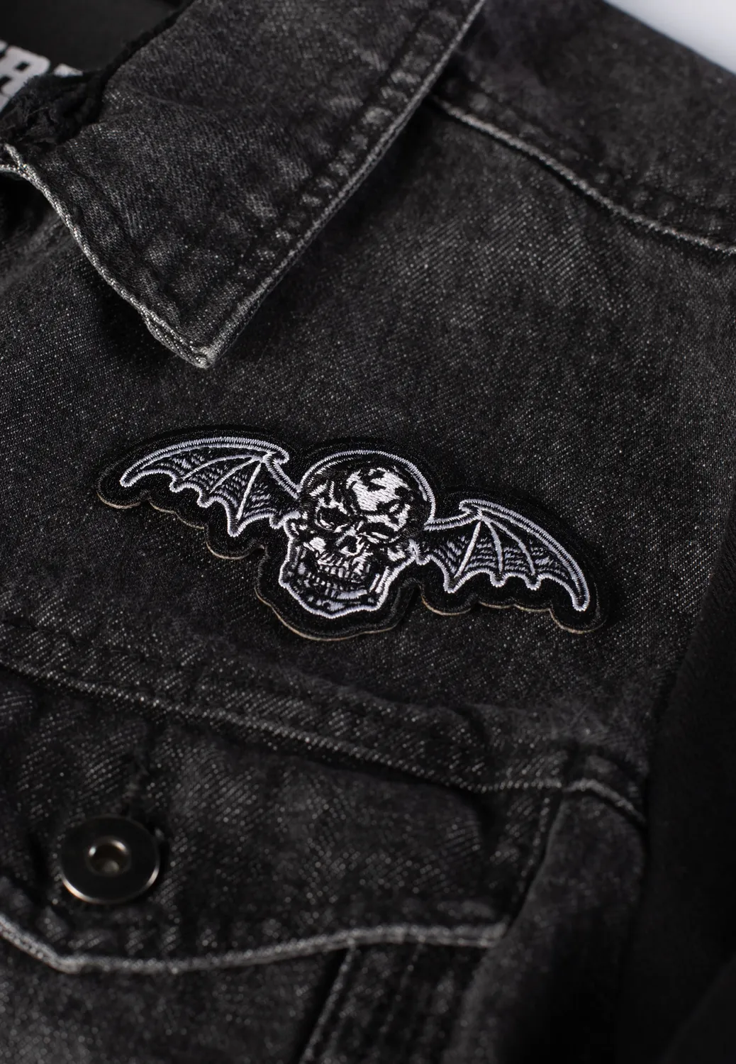 Impericon Deathbat Cut-Out Aufnäher Onesize schwarz