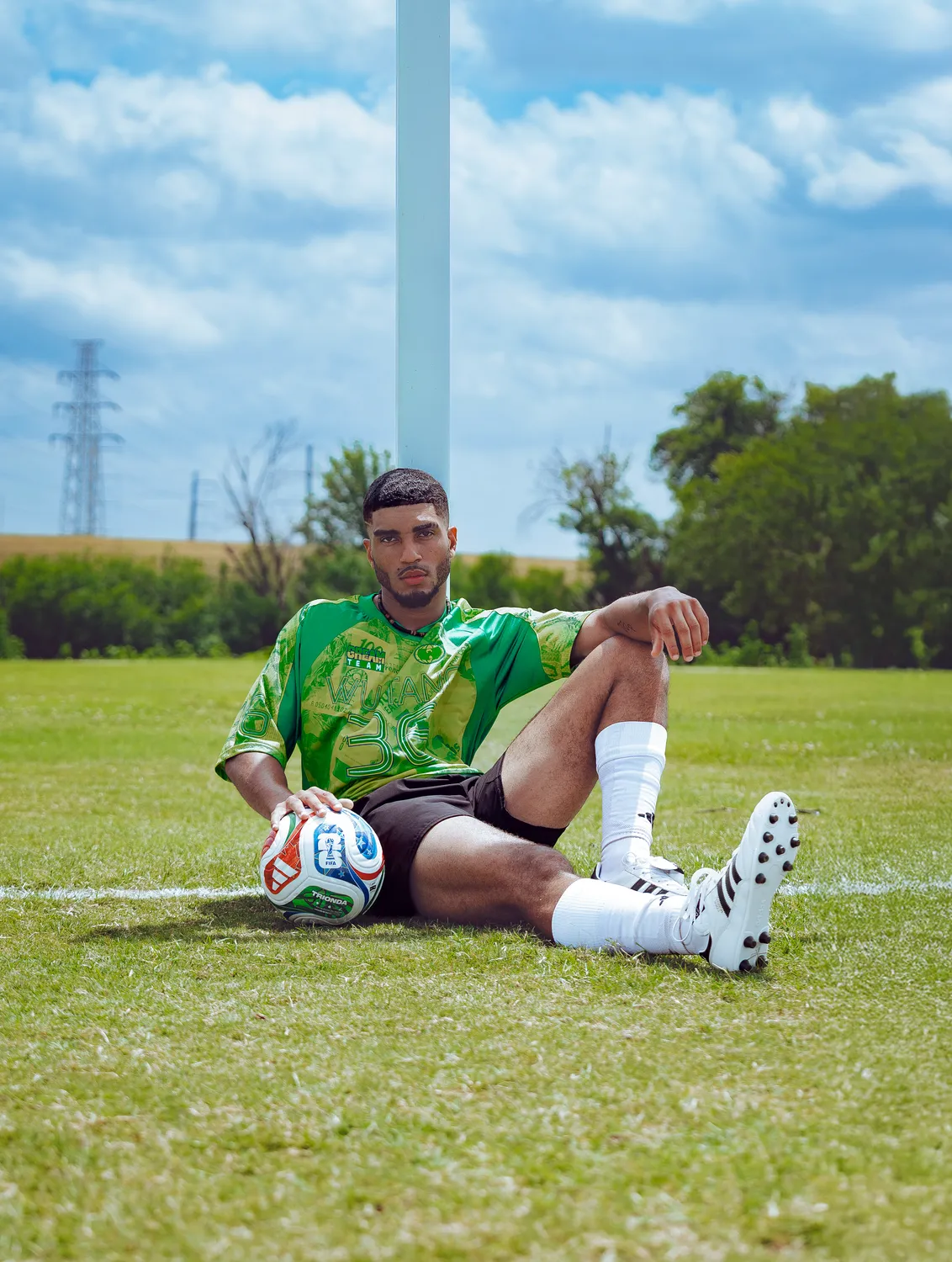 Wu-Tang C.R.E.A.M. Team Brazil Fußballtrikot Grün-Gold