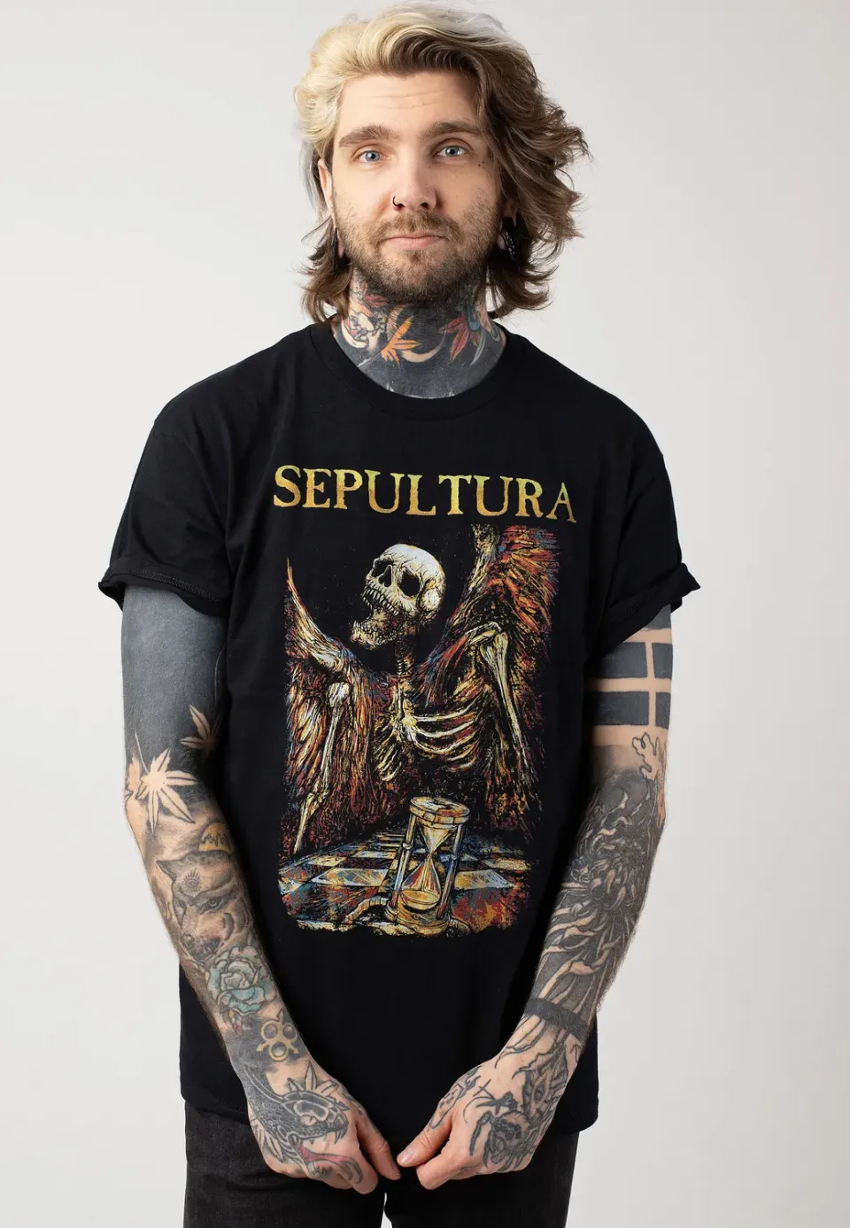 Impericon 40th Anniversary Skull T-Shirt Schwarz