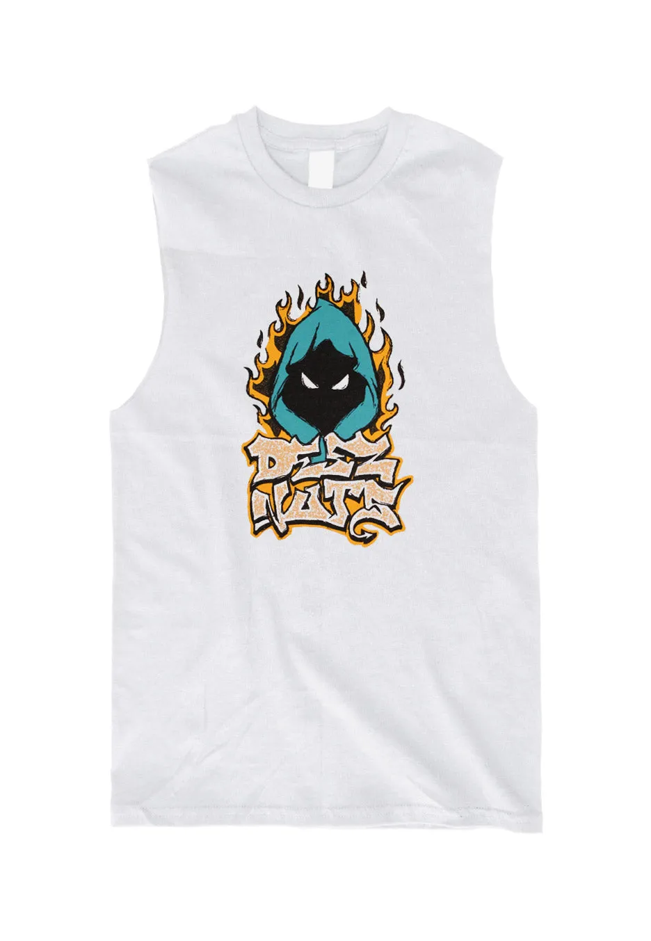Impericon Hangman White Sleeveless Tank Top Weiss Unisex