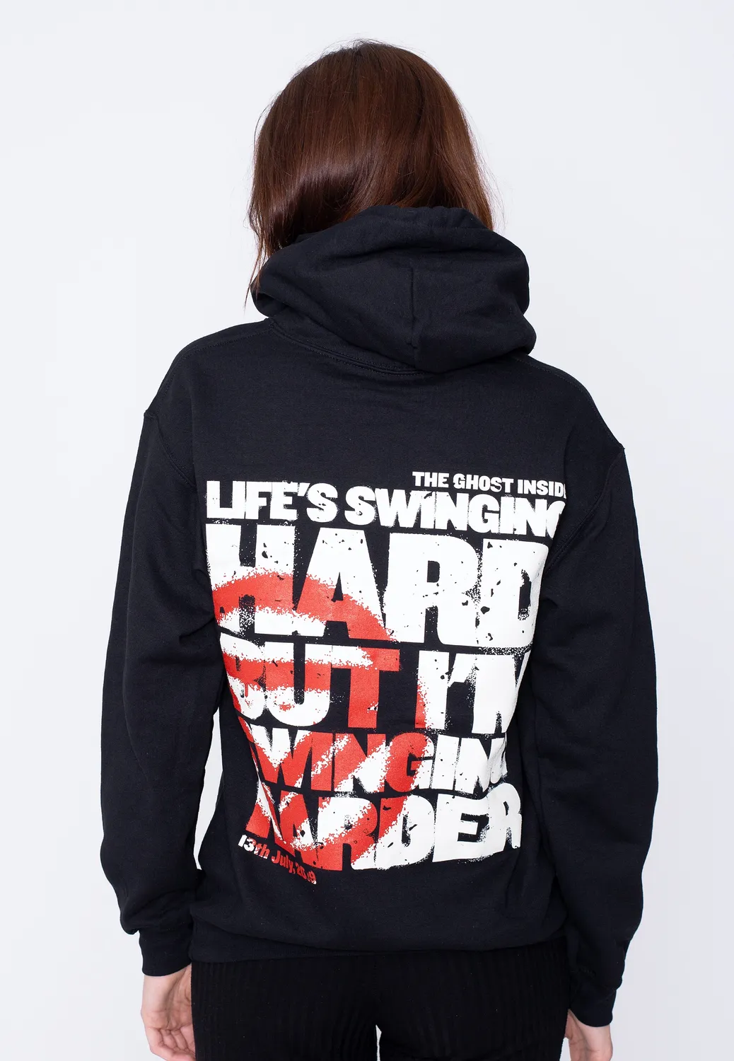 Swinging Hoodie schwarz Unisex Metalcore