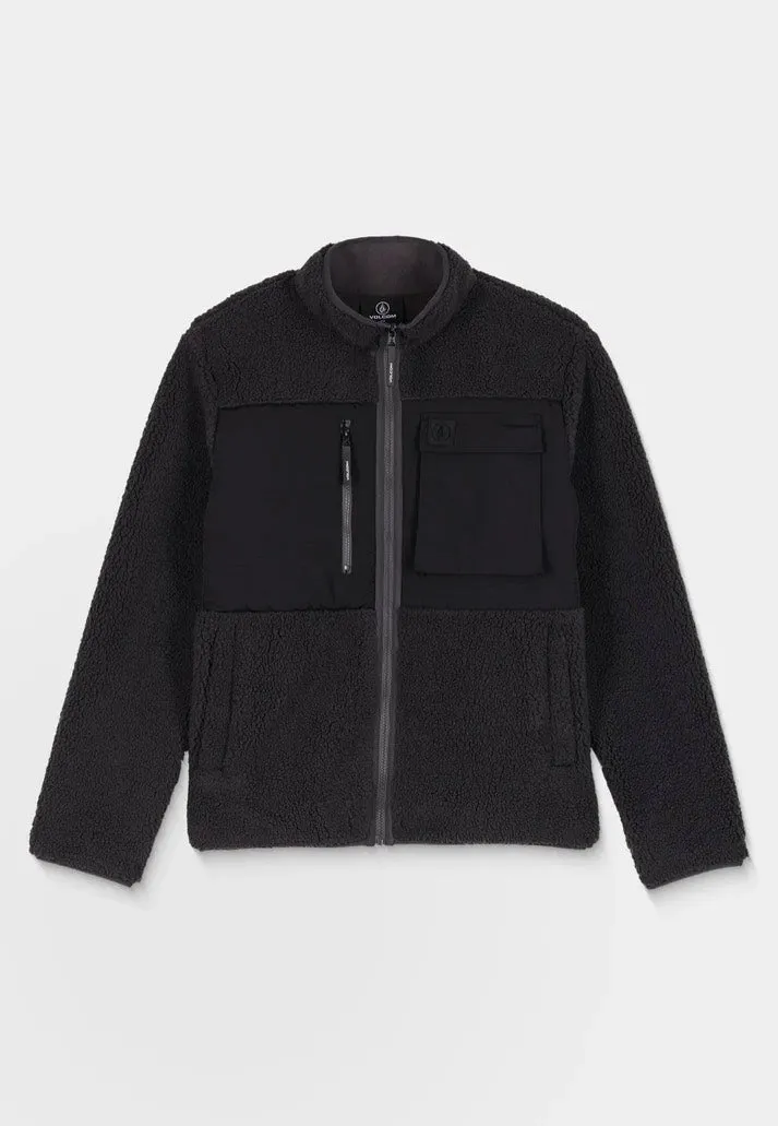 Impericon Storm Stone Zip Fleece Jacke asphalt black