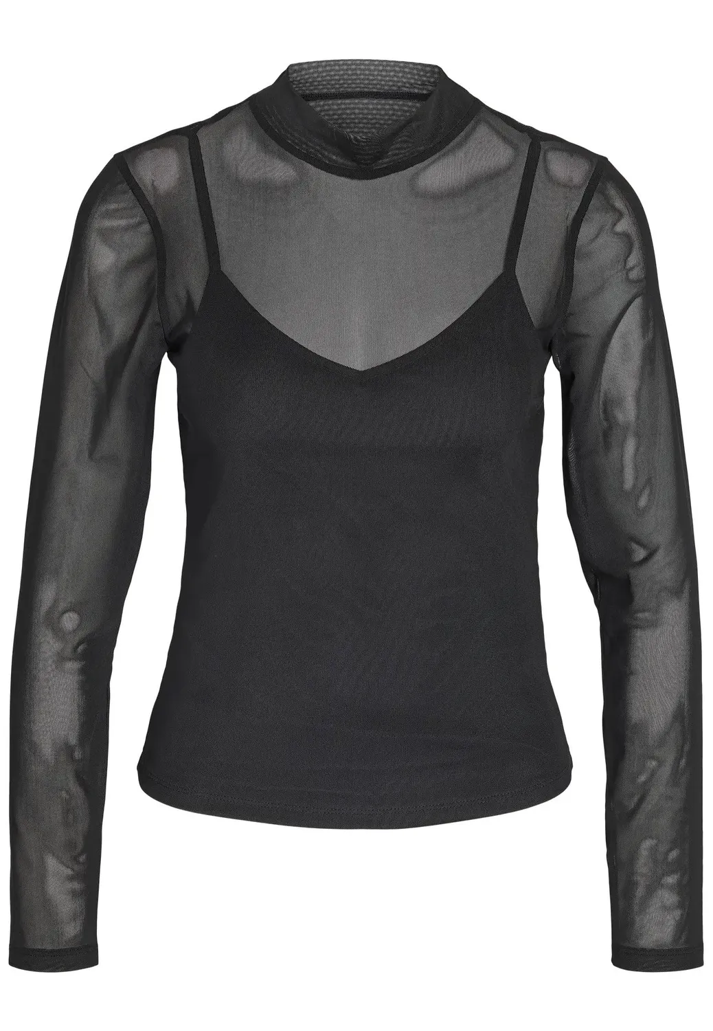 Impericon Percy Mesh Black Longsleeve Damen schwarz