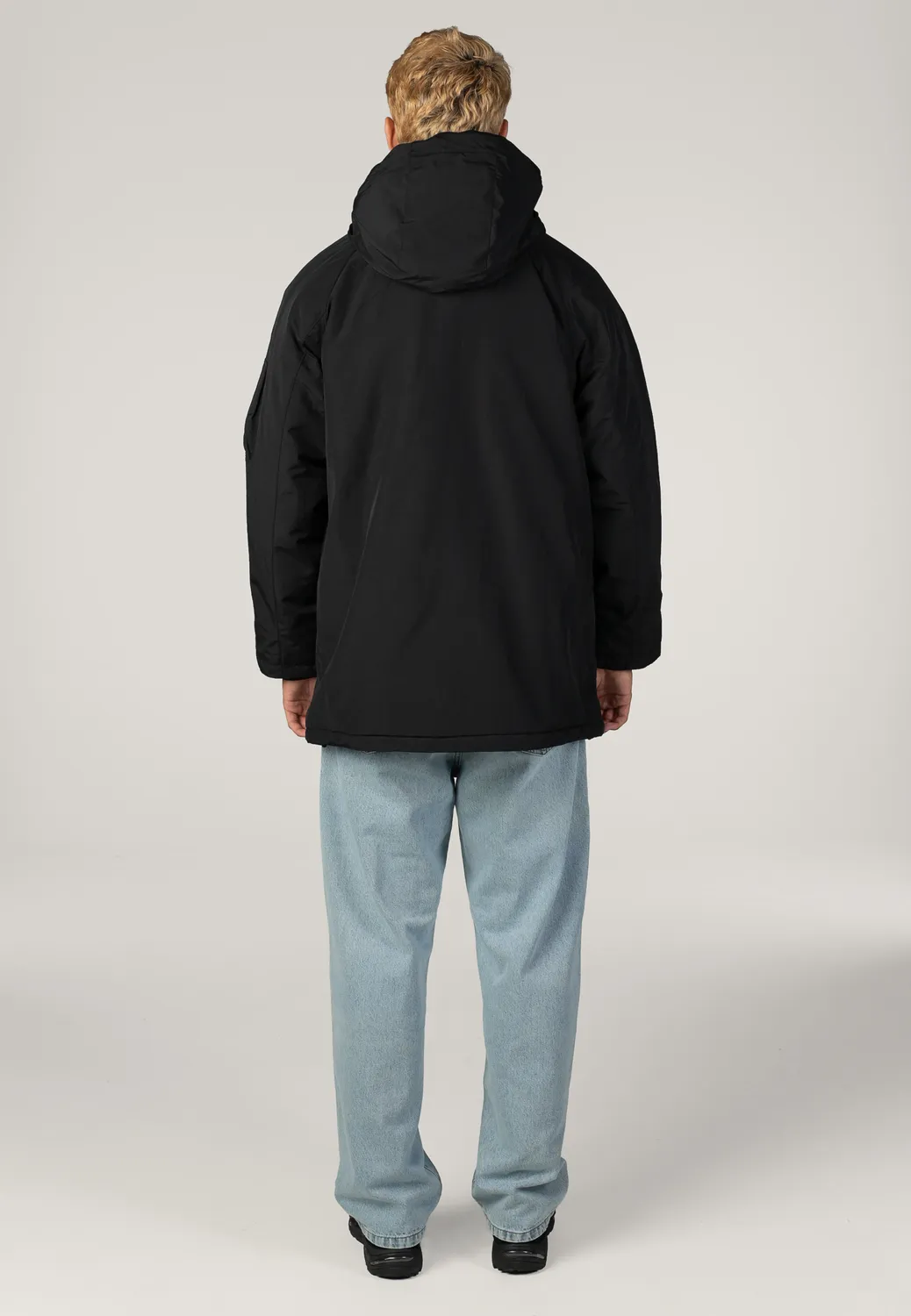 Impericon Stanwood Black Jacke lang Nylon