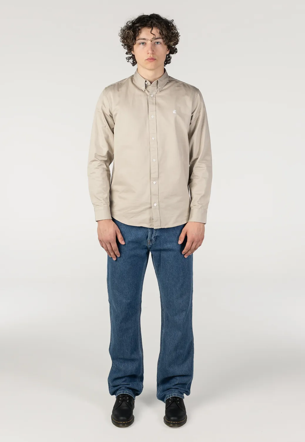 Impericon Nolan Heavy Stone Wash Blue Jeans blau Loose Fit