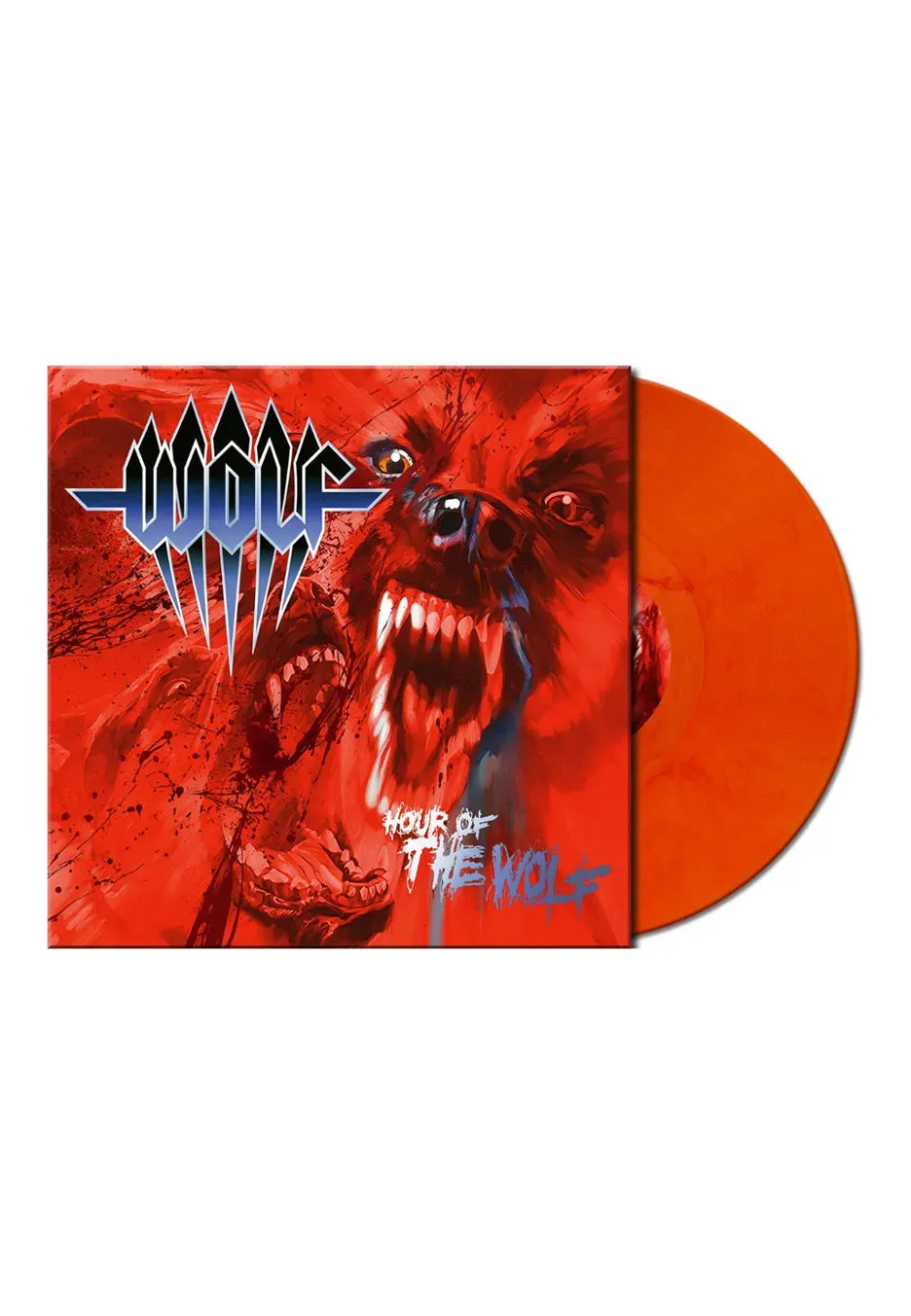 Impericon Hour Of The Wolf Vinyl rot gelb marmoriert Ltd