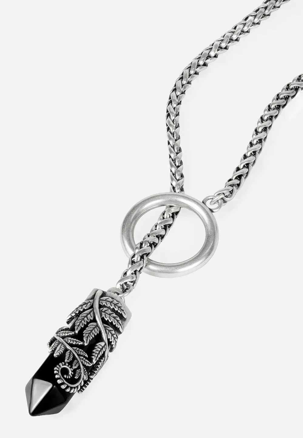 Impericon Crystal Fern O-Ring Silver Kette Onesize silber