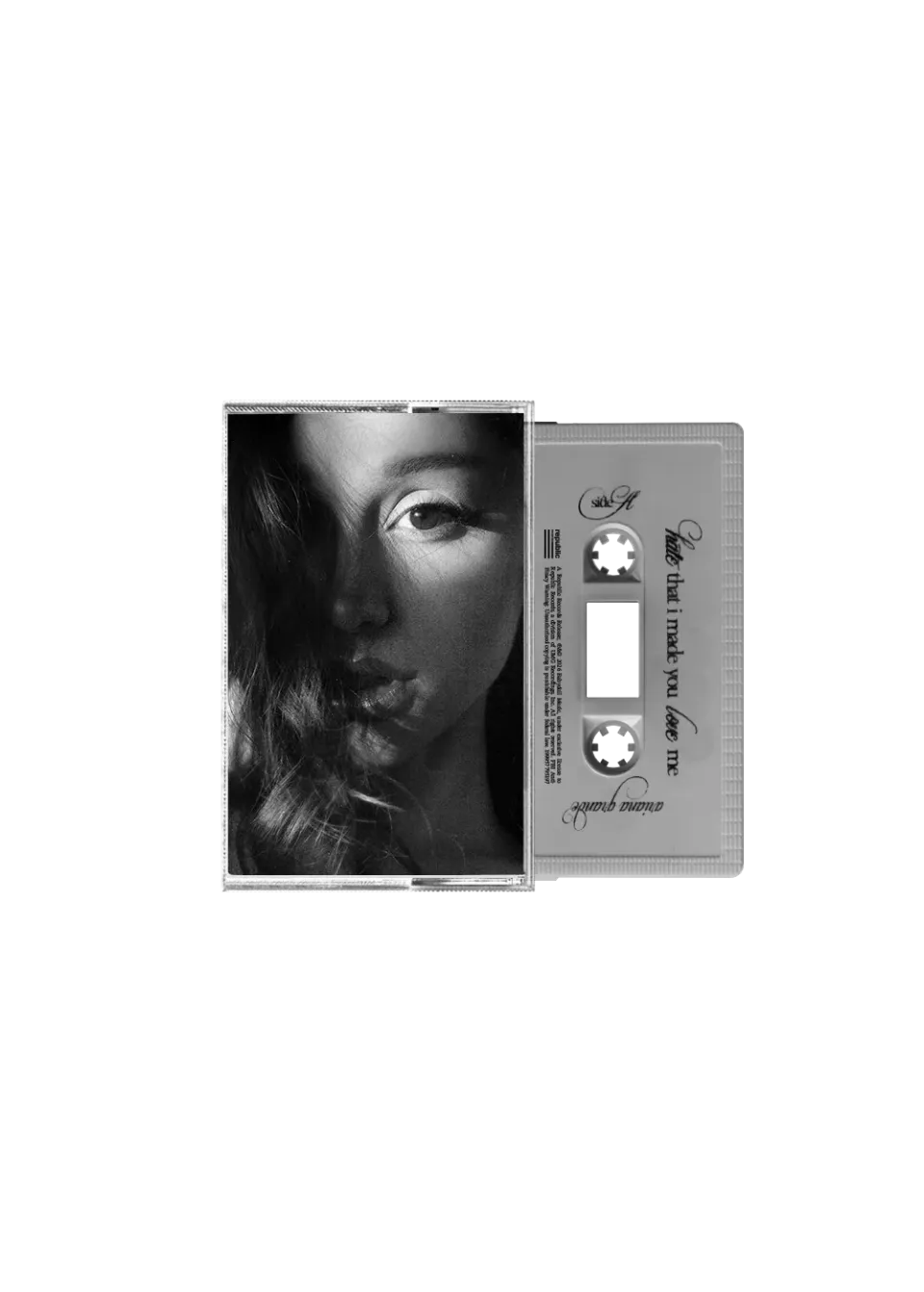 Ariana Grande hate that i made you love me Kassette grau