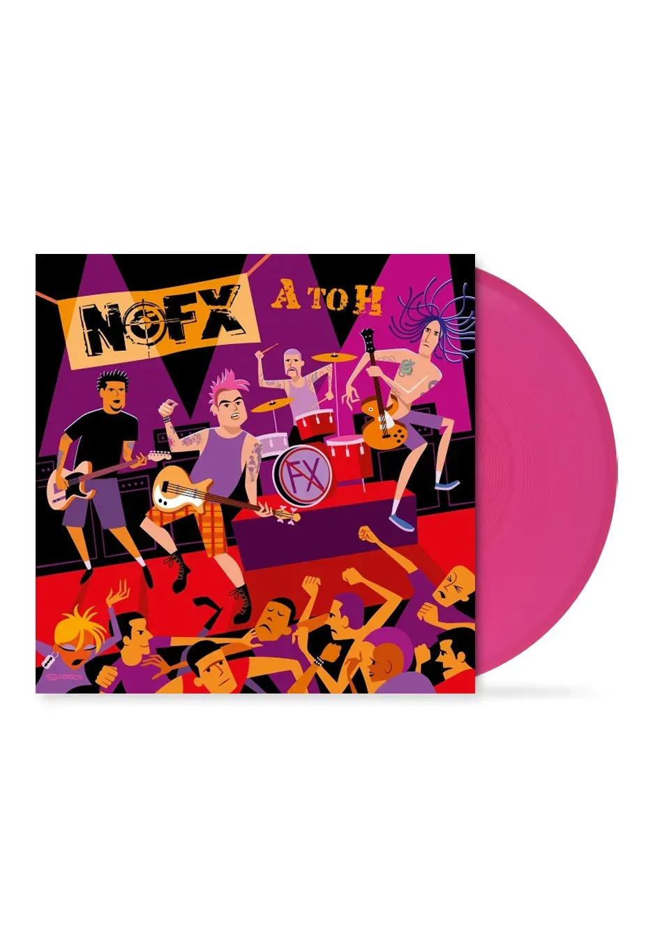 Impericon A To H Ltd Transparent Magenta Colored Vinyl
