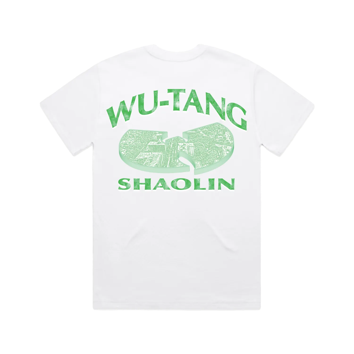 Wu-Tang Shaolin City Tee T-Shirt Baumwolle Brustprint