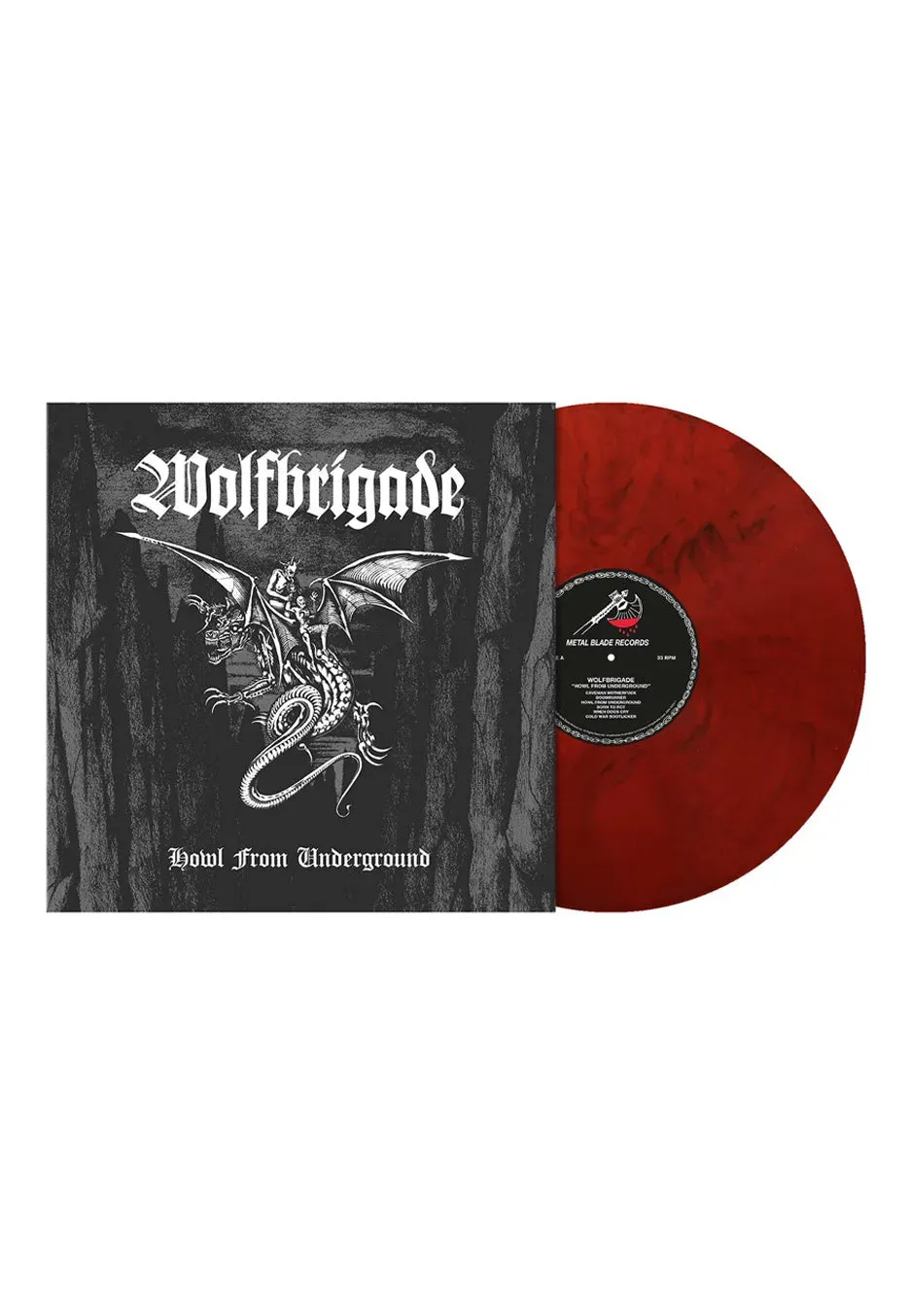 Howl From Underground Marbled Vinyl Rot-Schwarz Hardcore