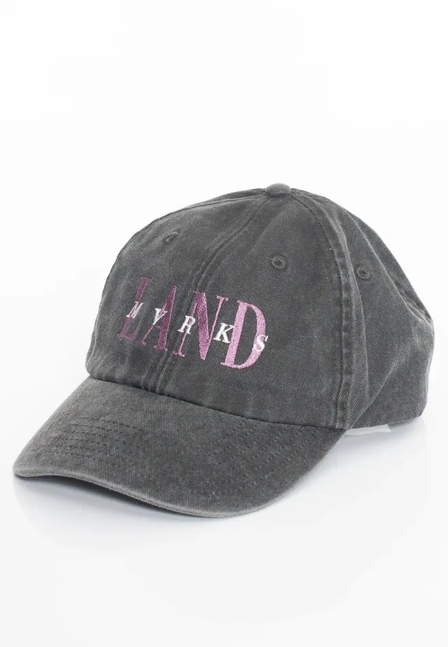 Impericon 80s Logo Stone Washed Cap Onesize grau