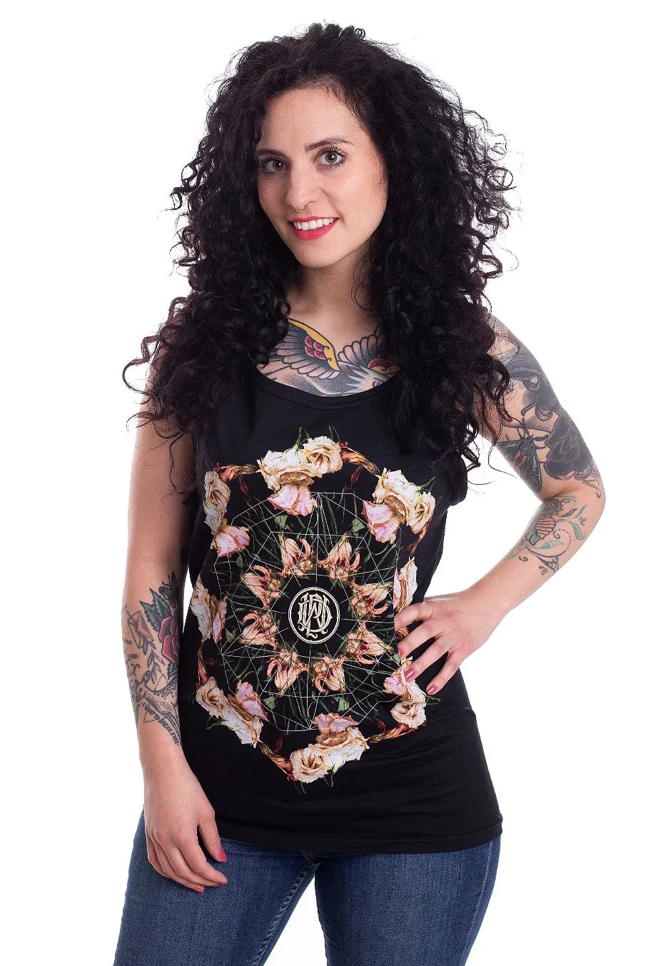 Impericon Cemetery Bloom Tank-Top schwarz Unisex