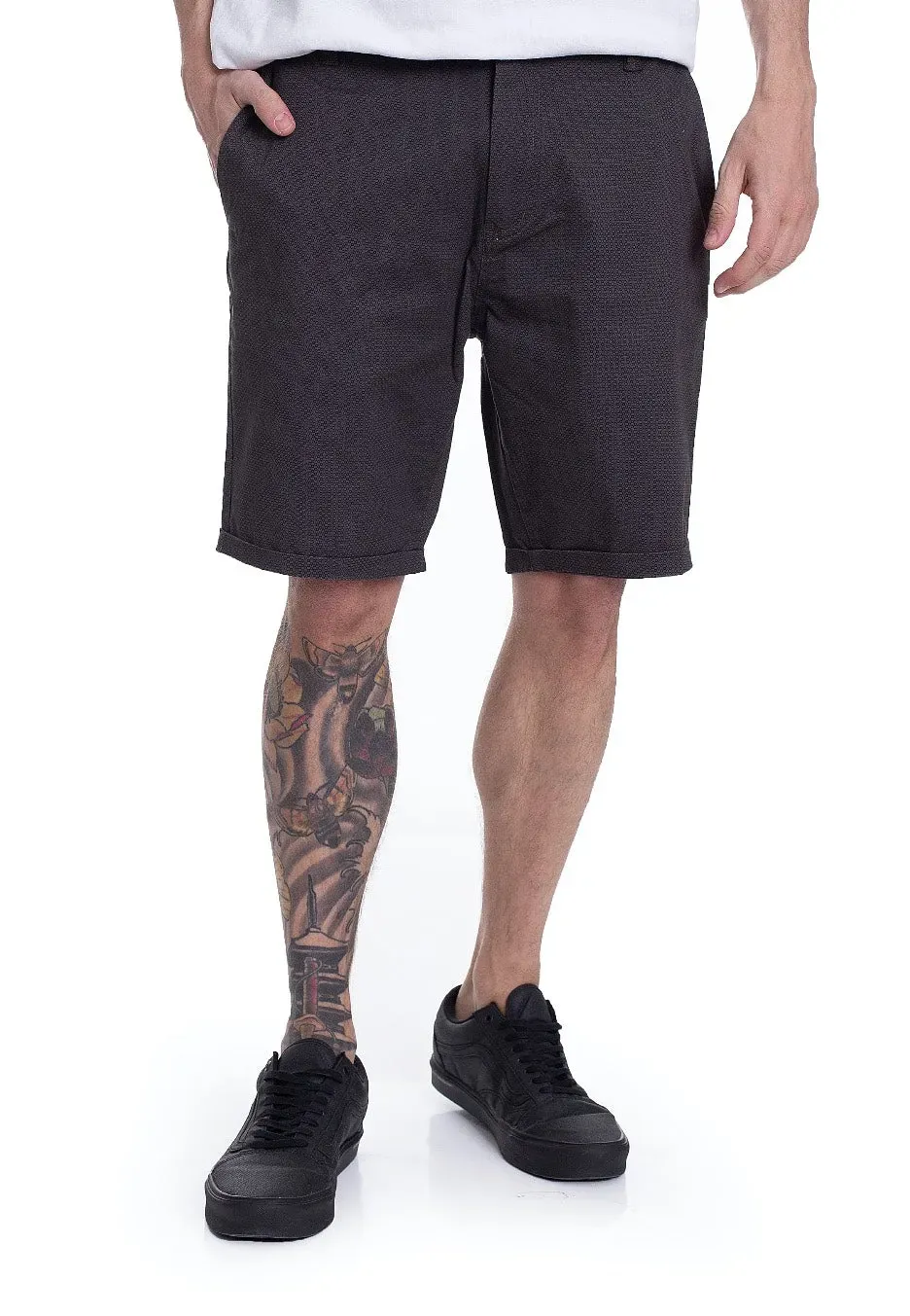 Love City Black Anthracite Shorts W30 Baumwolle